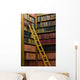 Wooden Ladder Old Library Wall Decal