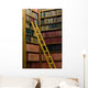 Wooden Ladder Old Library Wall Decal