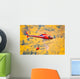 Hubschrauber im Waldbrand-einsatz Wall Decal