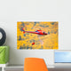 Hubschrauber im Waldbrand-einsatz Wall Decal