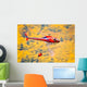 Hubschrauber im Waldbrand-einsatz Wall Decal