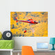 Hubschrauber im Waldbrand-einsatz Wall Decal