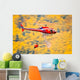 Hubschrauber im Waldbrand-einsatz Wall Decal