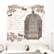 Bird Cage Wall Decal