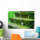 Moss Concrete Stair Forest Wall Decal