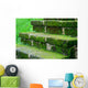 Moss Concrete Stair Forest Wall Decal