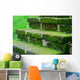 Moss Concrete Stair Forest Wall Decal