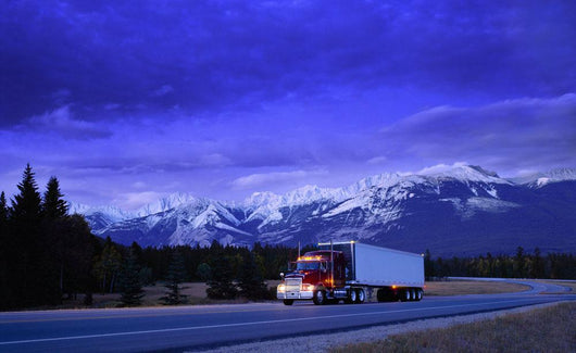 Semi-Trailer Truck Wall Mural