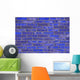Blue Brick Wall Decal