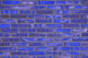Blue Brick Wall Decal