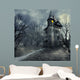 Haunted House Wall Decal