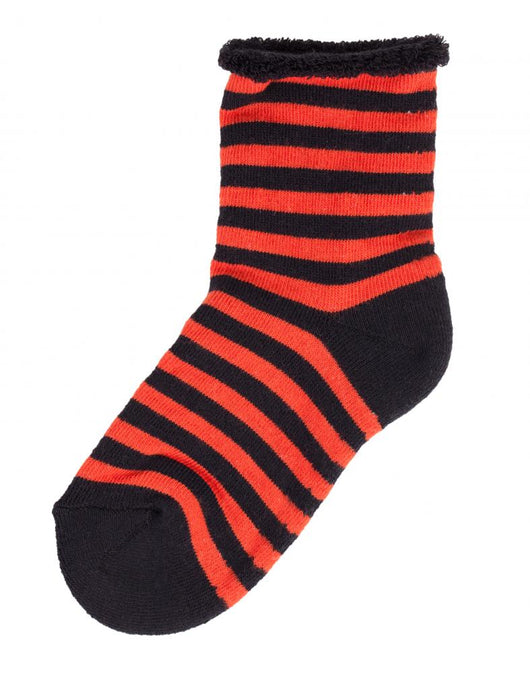 Sock Black and Orange Wall Decal