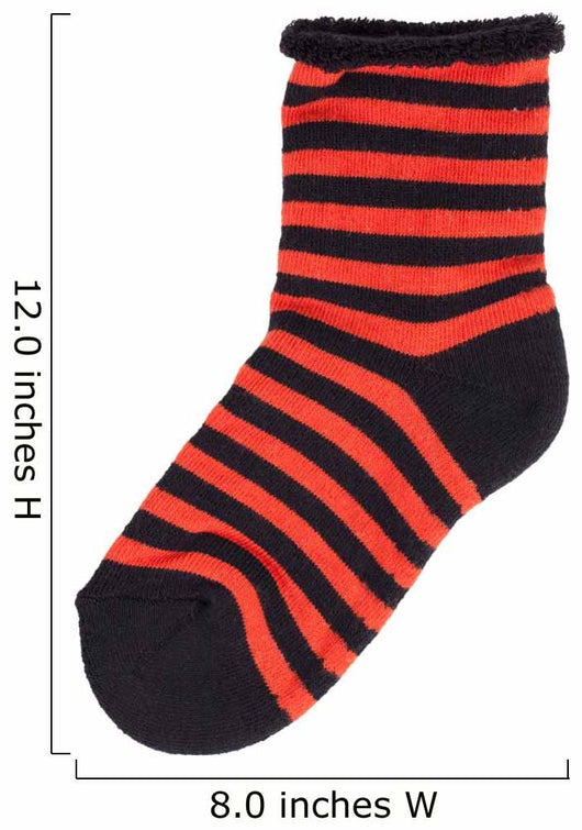 Sock Black and Orange Wall Decal
