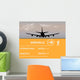 Airplane and Arrivals Wall Decal