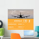 Airplane and Arrivals Wall Decal