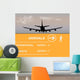 Airplane and Arrivals Wall Decal