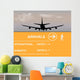 Airplane and Arrivals Wall Decal