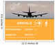 Airplane and Arrivals Wall Decal