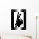 Ballroom Dancers Framed Wall Decal