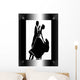 Ballroom Dancers Framed Wall Decal