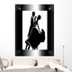 Ballroom Dancers Framed Wall Decal