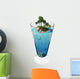 Tropical Island Glass Wall Decal