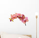 Pink and Orange Orchid Wall Decal