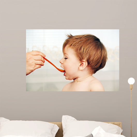 Feeding Baby Wall Decal