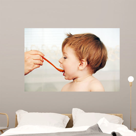 Feeding Baby Wall Decal