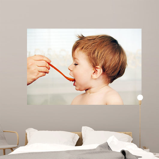 Feeding Baby Wall Decal