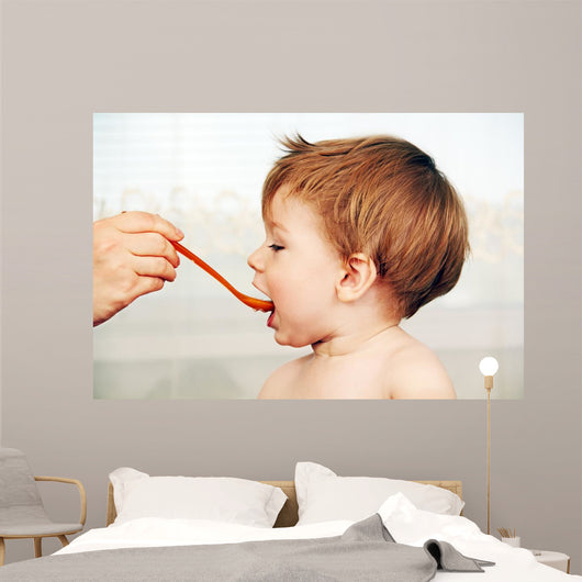 Feeding Baby Wall Decal