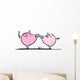 Couple Funny Pigs for Wall Decal