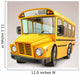 School Bus Vector Illustration Wall Decal