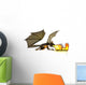 Dragon Breathing Fire Wall Decal