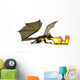 Dragon Breathing Fire Wall Decal