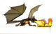 Dragon Breathing Fire Wall Decal