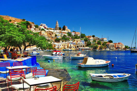 Greek Holidays Symi Island Wall Decal