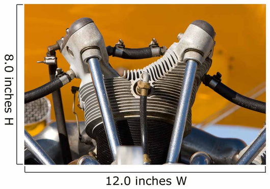Engine Parts Vintage Airplane Wall Decal