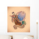 Old-school Tattoo Pirate Star Wall Decal