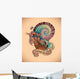Old-school Tattoo Storm Rider Wall Decal