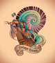 Old-school Tattoo Storm Rider Wall Decal