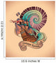 Old-school Tattoo Storm Rider Wall Decal