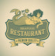 Mermaid Seafood Restaurant Label Wall Decal