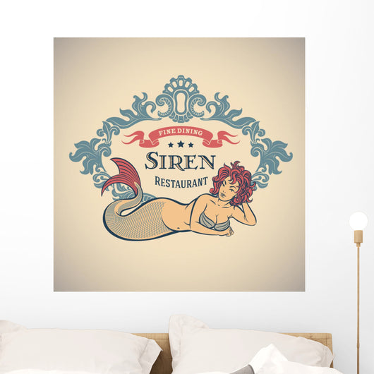 Siren Fine Dining Restaurant Wall Decal