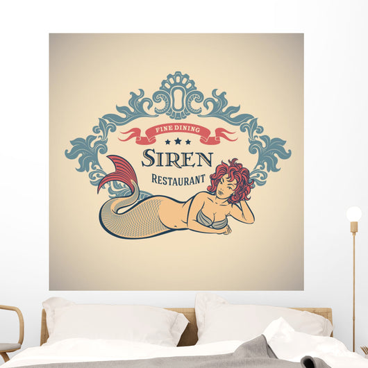 Siren Fine Dining Restaurant Wall Decal