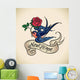 Swallow Brings New Hope Wall Decal