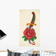 Old-school Tattoo Dagger through Wall Decal