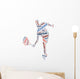 Words Tennis Player White Wall Decal