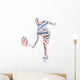 Words Tennis Player White Wall Decal
