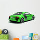 Green Sports Car Wall Decal